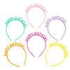 Happy Birthday Headbands