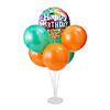 Happy Birthday Rainbow Balloon Centerpiece Kit - 52 Pc. Image 1