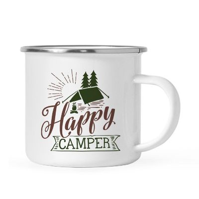 Happy Camper Metal Campfire Mug Image 2