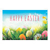 Happy Easter Plastic Backdrop - 3 Pc. Image 1