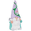 Happy Gardening Gnome with Shovel Outdoor Garden Statue - 8" Image 3