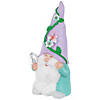 Happy Gardening Gnome with Shovel Outdoor Garden Statue - 8" Image 4