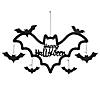 Happy Halloween Bat Wreath Image 1