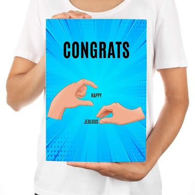 Happy Jealous Congratulations 8.5x11IN Image 1