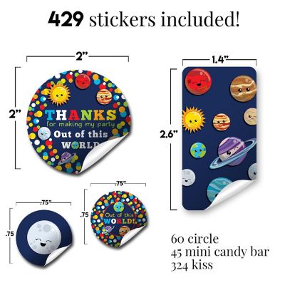 Happy Planets Sticker Bundle 429pc. by AmandaCreation Image 1