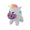 Happy White Stuffed Unicorns - 12 Pc. Image 1