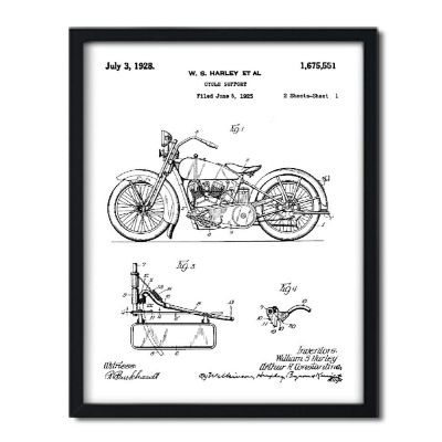Harley Davidson JD 1925 1Pk 8.5x11in Image 1