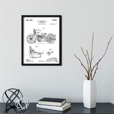 Harley Davidson JD 1925 1Pk 8.5x11in Image 1