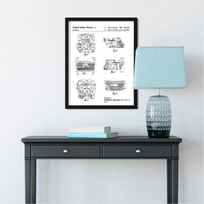 Harley Engine Head Patent 1Pk 8.5x11in Image 2