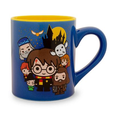 Harry Potter Chibi Characters Ceramic Mug  Holds 14 Ounces Image 1