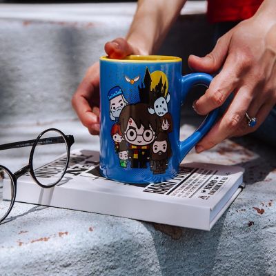 Harry Potter Chibi Characters Ceramic Mug  Holds 14 Ounces Image 1