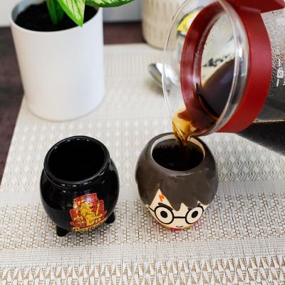Harry Potter Chibi Harry & Cauldron Sculpted Ceramic Mini Mugs  Set of 2 Image 3