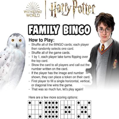 Harry Potter Family Bingo Game Image 2