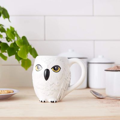 Harry Potter Hedwig Owl 3D Sculpted Ceramic Mug  Holds 20 Ounces Image 3