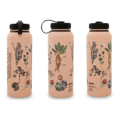 Harry Potter Herbology Floral Stainless Steel Water Bottle  Holds 42 Ounces Image 2