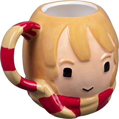 Harry Potter Hermione Granger Figural Ceramic Coffee Mug, 24 oz - Cute Chibi Design with Gryffindor Scarf Handle - Great Gift for Any Harry Potter Fan Image 1
