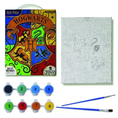 Harry Potter Hogwarts Crests Mini Art By Numbers Kit Image 1