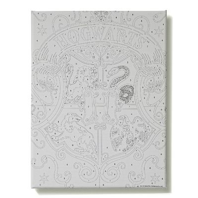 Harry Potter Hogwarts Crests Mini Art By Numbers Kit Image 1
