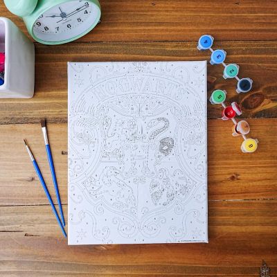 Harry Potter Hogwarts Crests Mini Art By Numbers Kit Image 3