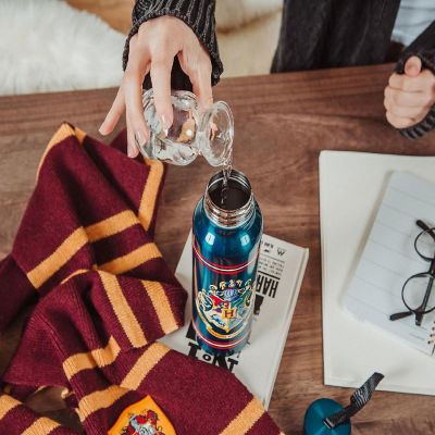 Harry Potter Hogwarts Houses Stainless Steel Water Bottle  Holds 27 Ounces Image 3