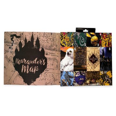 Harry Potter Hogwarts Houses Womens 12 Days of Socks in Advent Gift Box Image 2