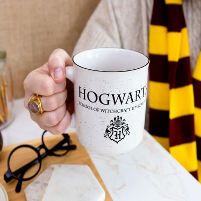 Harry Potter Hogwarts Logo Ceramic Camper Mug  20 Ounces Image 2