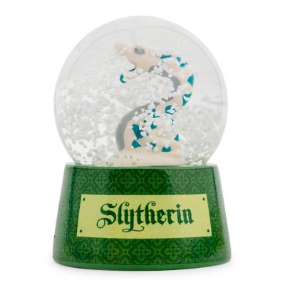 Harry Potter House Slytherin Collectible Snow Globe  3 Inches Tall Image 1