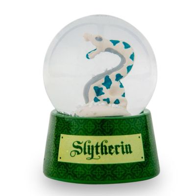 Harry Potter House Slytherin Collectible Snow Globe  3 Inches Tall Image 1
