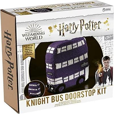Harry Potter Knit Craft Set Knight Bus Doorstop Kit Image 2