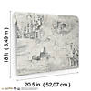 Harry Potter Map Peel & Stick Wallpaper - Gray Image 1