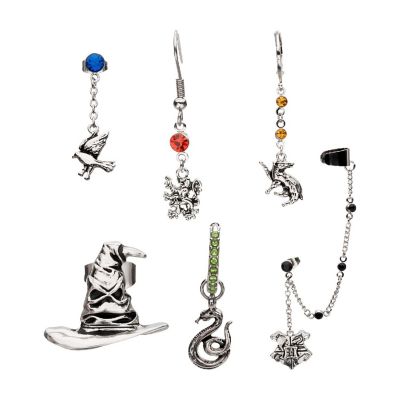 Harry Potter Missmatch 6-Piece Earring Set Image 1