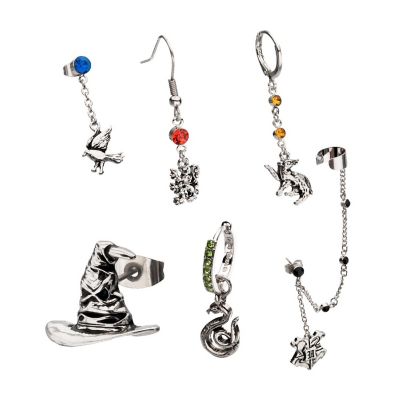 Harry Potter Missmatch 6-Piece Earring Set Image 1
