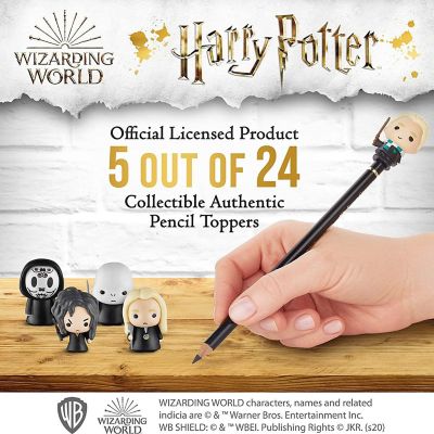 Harry Potter Pencil Toppers 5pk Bellatrix Death Eater Voldemort Lucius Draco PMI International Image 2