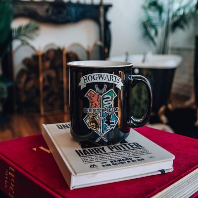 Harry Potter Quidditch Crest Ceramic Camper Mug  Holds 20 Ounces Image 2