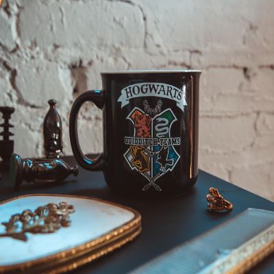 Harry Potter Quidditch Crest Ceramic Camper Mug  Holds 20 Ounces Image 3