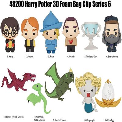 Harry Potter Series 6 Blind Bagged 3D Foam Figural Bag Clip  1 Random Image 1