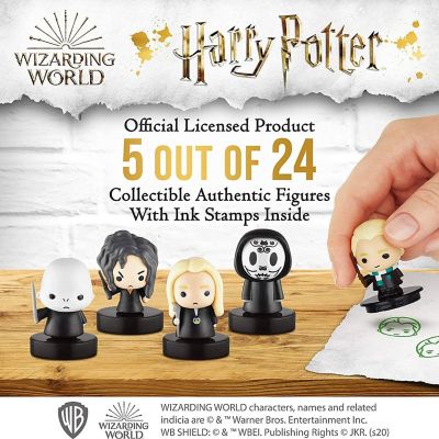 Harry Potter Stampers 5pk Bellatrix Death Eater Voldemort Lucius Draco PMI International Image 2