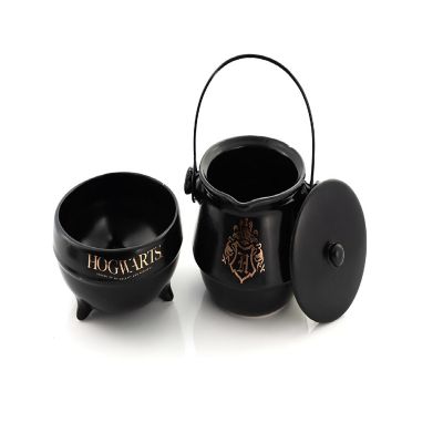 Harry Potter Tea-For-One Cauldron Teapot And Cup Set  Featuring Hogwarts Crest Image 3