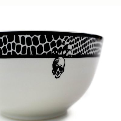 Harry Potter Voldemort Death Eater Ceramic Large Serving Bowl  10.5-Inch Bowl Image 1