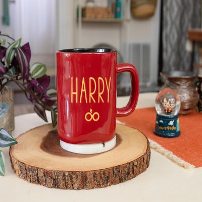 Harry Potter Wax Resist Ceramic Pottery Mug  Holds 25 Ounces Image 2