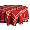Harvest Wheat Jacquard Tablecloth 70 Round Image 1