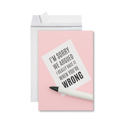 Hate When You're Wrong 8.5x11IN Image 1