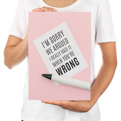 Hate When You're Wrong 8.5x11IN Image 1