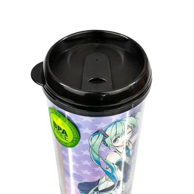 Hatsune Miku Collectibles  Crypton Voice Hatsune Miku 16 oz Travel Mug Image 2
