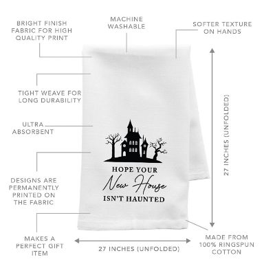 Haunted House Kitchen Towel, 1 Pack Image 1