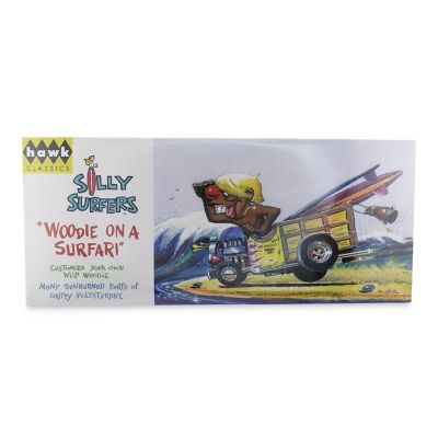 Hawk Classics Silly Surfers Plastic Model Kit Woodie On A Surfari Image 1