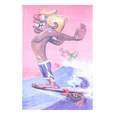 Hawk Silly Surfers Retro 60s Plastic Model Kit  Hot Dogger Hangin Ten Image 1