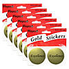Hayes Publishing Excellence 2" Gold Certificate Seals, 50 Per Pack, 6 Packs Image 1
