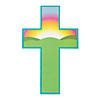He Lives Cross-Shaped Giant Sticker Scenes - 12 Pc. Image 1