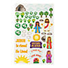 He Lives Cross-Shaped Giant Sticker Scenes - 12 Pc. Image 2